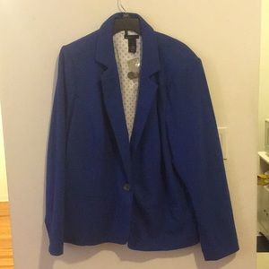 Lane Bryant Blue Blazer (new)
